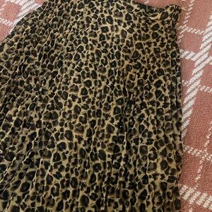 Betsey Johnson Animal Print A-Line Skirt